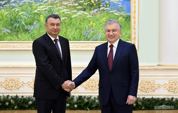 Tojikiston bosh vaziri Shavkat Mirziyoyev qabulida bo‘ldi