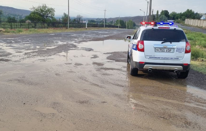 УВД Намангана призвало жителей не посещать места отдыха в регионе из-за недавнего схождения селя