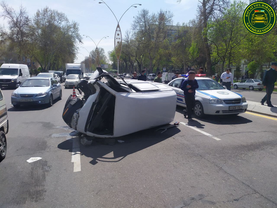 В Яккасарайском районе произошло ДТП с участием трех автомобилей