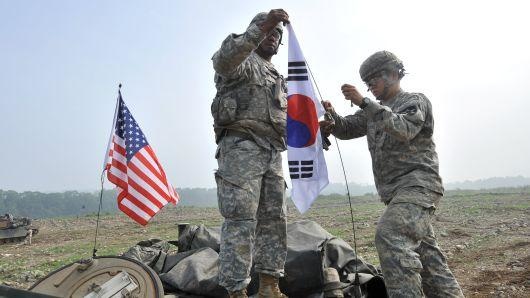 Южная Корея и США запланировали проведение совместных военных учений