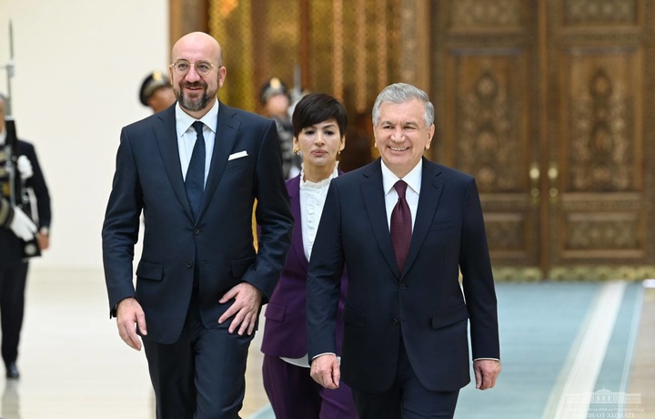 Европа кенгаши президенти Ўзбекистонга келди (фото)