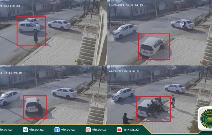 Samarqandda YTH: «Spark» ostida qolgan ayolni odamlar chiqarib oldi