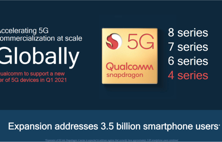 Qualcomm предоставил бюджетным смартфонам 5G, выпустив процессор Snapdragon 4хх с 5G