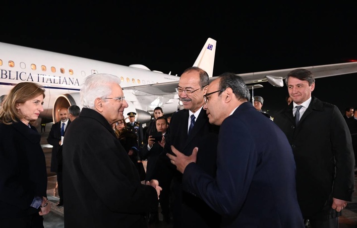 Italiya prezidenti qizi bilan birga Samarqandga jo‘nab ketdi