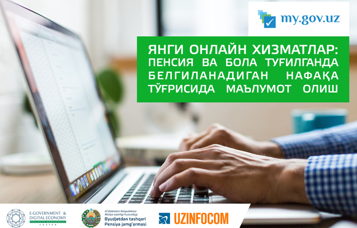 Теперь подать заявку на пособие ребенка и получить сведения о пенсии можно онлайн