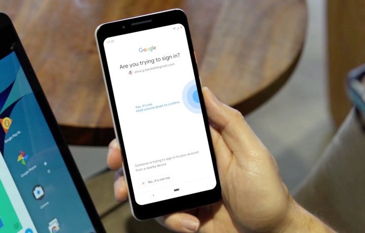 Google предлагает использовать Android в качестве ключа доступа к Gmail (Gif)