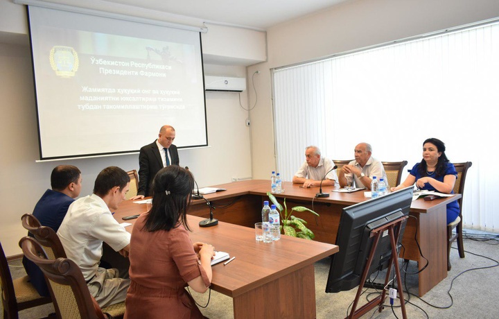 Adliya vazirligi statistika qo‘mitasi xodimlarining huquqiy bilimlarini oshirdi