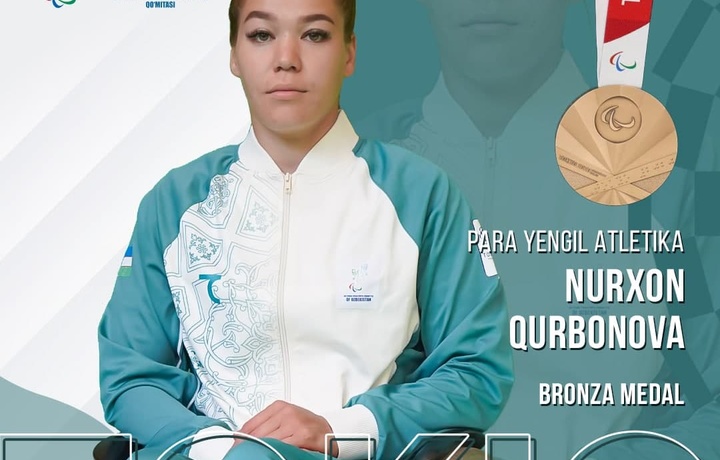 Nurxon Qurbonova O‘zbekistonga navbatdagi medalni taqdim etdi