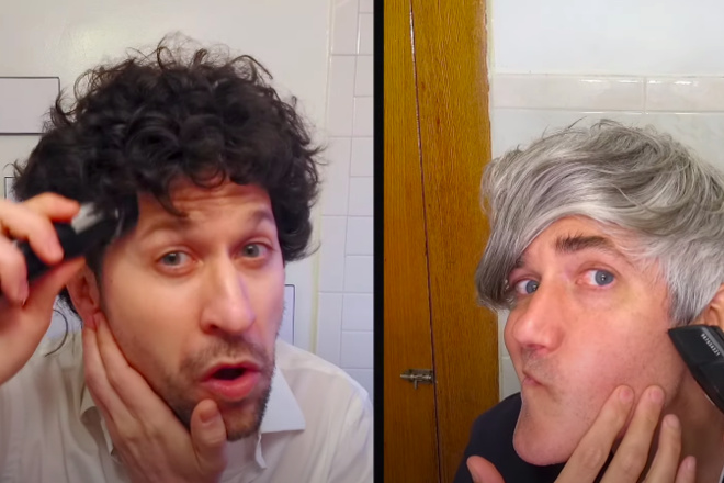 Участники группы We Are Scientists подстригли сами себя в изоляции дома