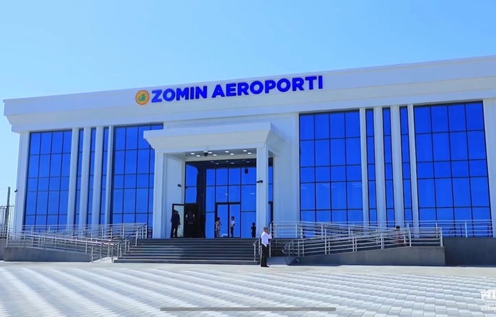 Zomin aeroporti vaqtincha yopildi