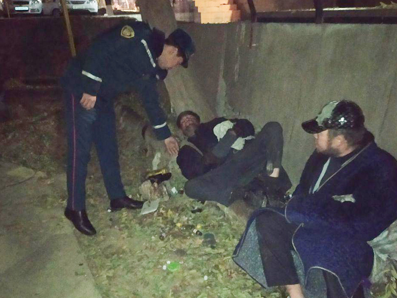 ГУВД Ташкента просит жителей сообщать о замерзающих на улице бездомных