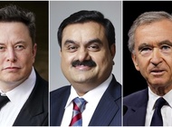 Ilon Mask, Gautam Adani, Bernar Arno.