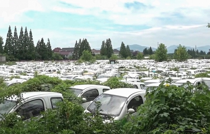 Xitoydagi ulkan elektromobillar qabristoni dunyoni hayratga soldi (foto)