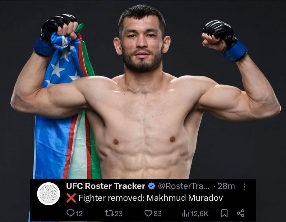 Mahmud Murodov kutilmaganda UFCdan chetlatildi