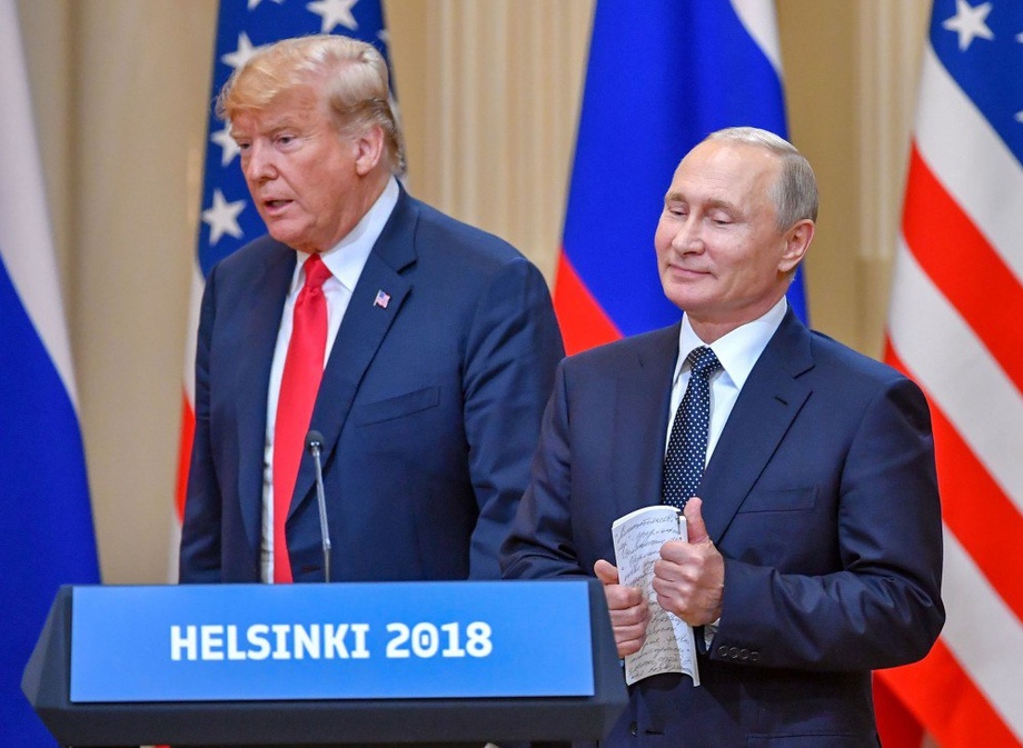 Putin Trampning ustidan kulmoqda