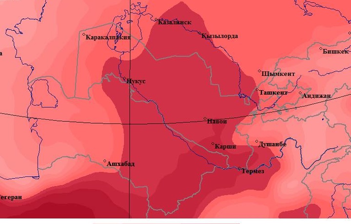 На следующей неделе в Узбекистане ожидается усиление жары