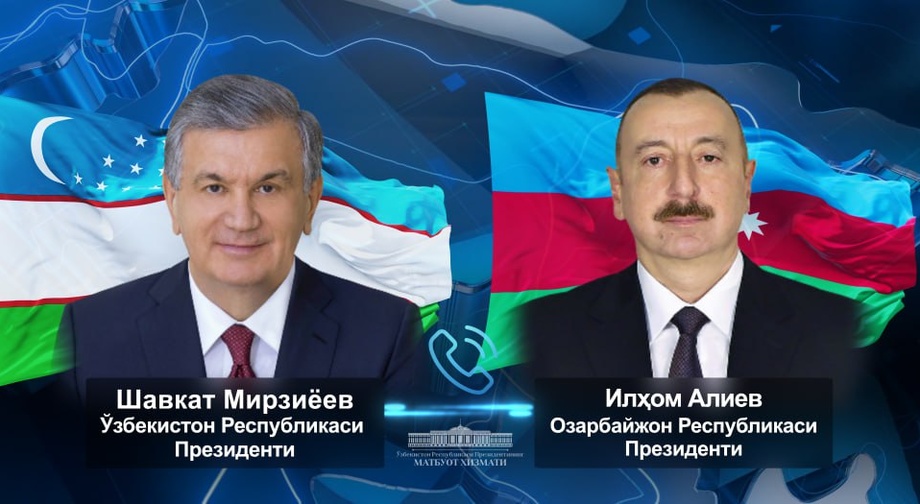 Шавкат Мирзиёев и Ильхам Алиев поговорили по телефону