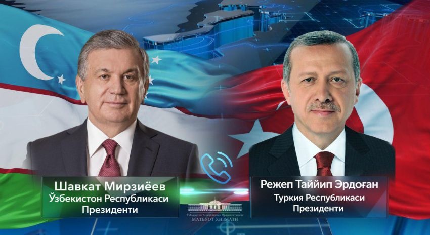 Shavkat Mirziyoyev va Rejep Tayyip Erdog‘an telefonda muloqot qildi