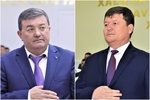 Баҳодир Шукуров (чапда) ва Баҳром Маҳматраемов