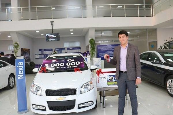 «GM Uzbekistan» уч миллионинчи автомобили эгасини қутлади