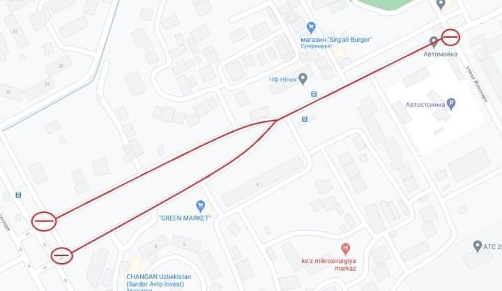 В Сергелийском районе в связи с проведением молодежного фестиваля временно закроют несколько улиц