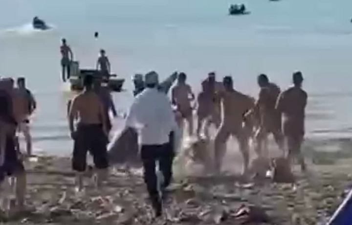 Видео массовой драки на пляже Чарвака было снято несколько лет назад – комментарий МВД
