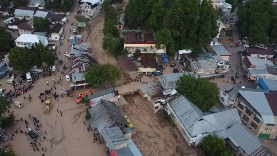 Мощный сель вновь сошел в Кыргызстане