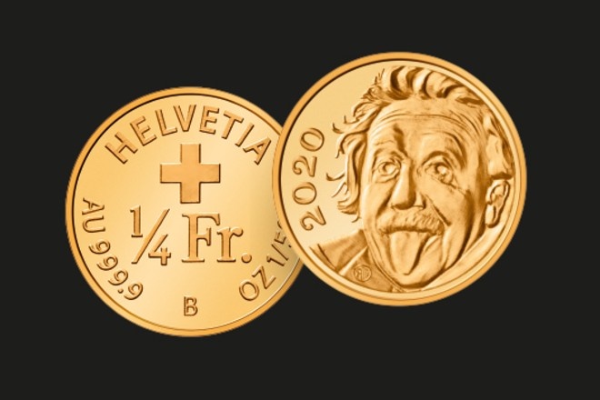 Самую маленькую в мире золотую монету выпустили в Швейцарии