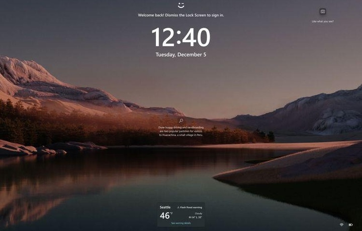 Вы узнаете погоду, как только откроете ноутбук — Windows 11 получит погоду на экране блокировки