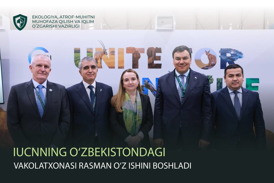IUCN'нинг Ўзбекистондаги ваколатхонаси расман ўз ишини бошлади