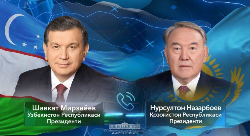 Shavkat Mirziyoyev Nursulton Nazarboyev bilan telefon orqali muloqot qildi