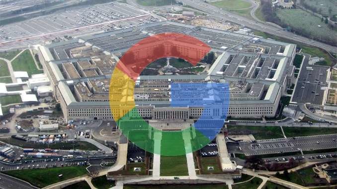 «Google» Пентагон билан ҳамкорлик қилишдан воз кечди