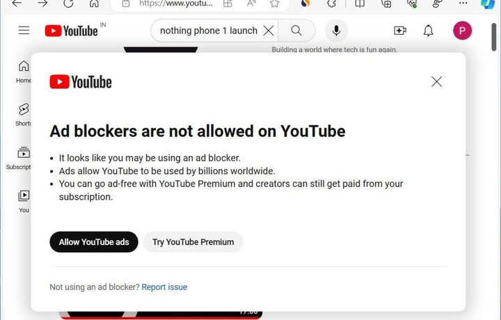Никакого видео для вас: YouTube глобально начал бороться с блокировщиками рекламы