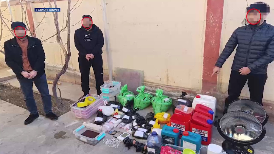 Фарғонада нарколаборатория фош этилди: 9,1 млрд сўмлик наркотик моддалар олинган