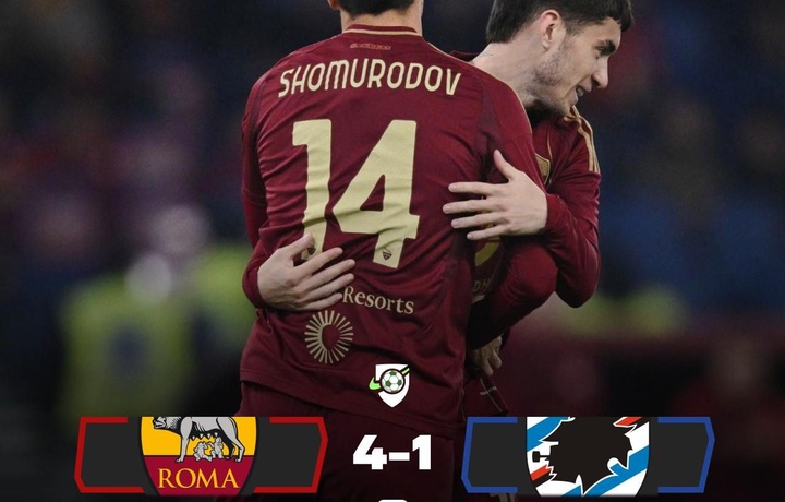 Shomurodov «Sampdoriya» darvozasiga gol urdi