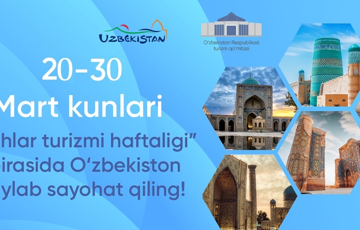 Turizm qo‘mitasi 20-30 mart kunlari «Yoshlar turizmi haftaligi» o‘tkazadi