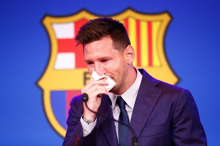 Messi «Barselona» bilan xayrlashuv matbuot anjumanida ko‘z yoshlarini tiya olmadi (video)