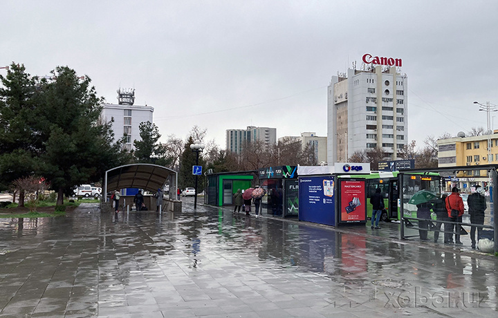 Bugun ba’zi hududlarda yog‘ingarchilik bo‘lishi kutilyapti