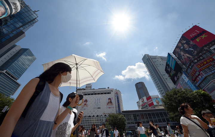 В Японии зафиксировали рекордную температуру