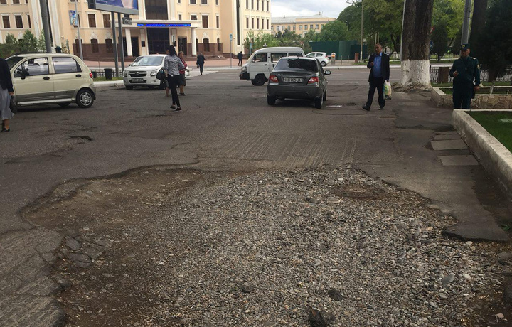 Toshkent markazidagi ko‘chaning ayanchli ahvoli (foto)