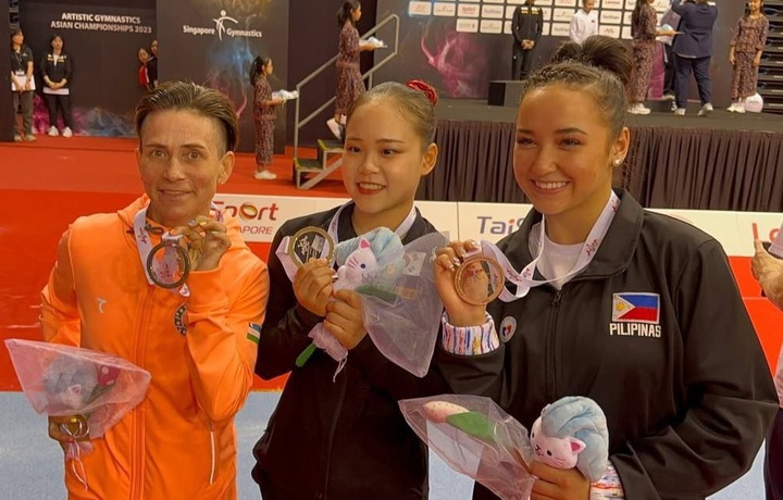 Oksana Chusovitina Osiyo chempionatida kumush medalni qo‘lga kiritdi
