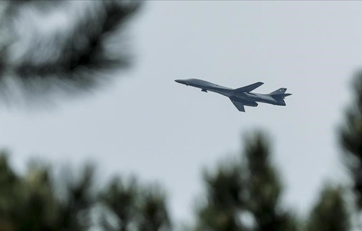 В США разбился бомбардировщик B-1B