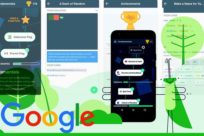 «Google» dasturlashni o‘rgatadigan tekin o‘yin-dasturini taqdim etdi