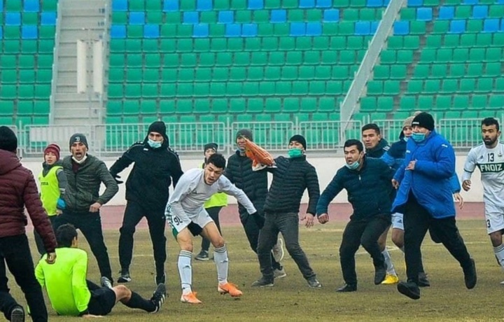 «Neftchi» — «Turon»: tartibsizlik yuzasidan jinoyat ishi qo‘zg‘atildi