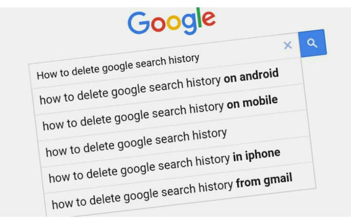Как удалить последние 15 минут поиска Google