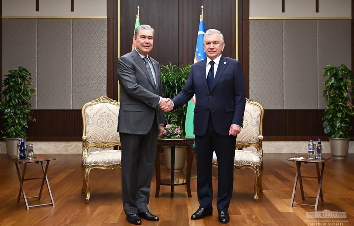 Shavkat Mirziyoyev Anqarada Gurbanguli Berdimuhamedov bilan uchrashdi